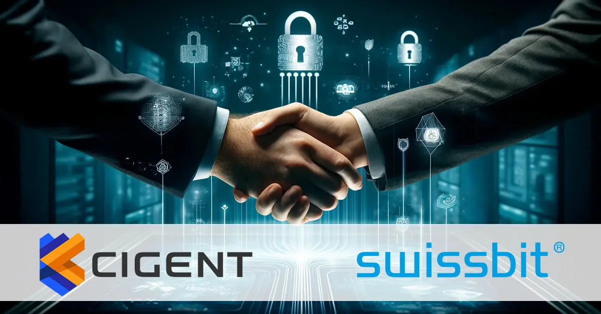 Cigent and Swissbit Partner for Advanced Endpoint Data Security