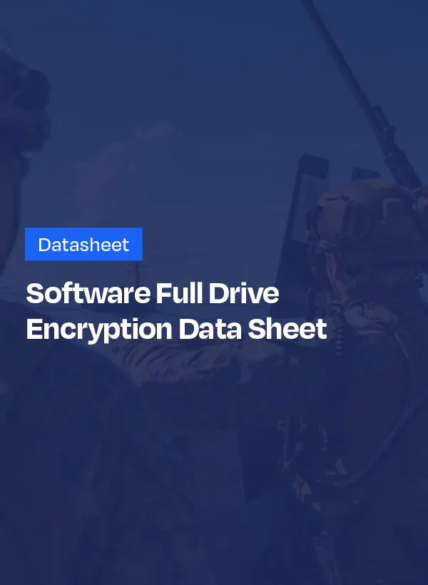 Software Full Drive Encryption Datasheet - Cigent