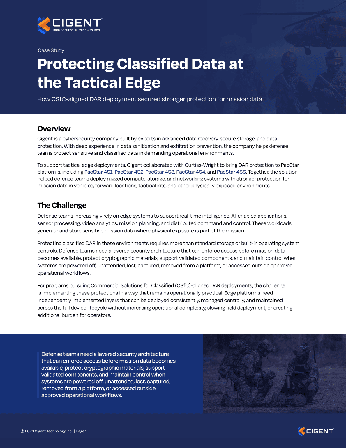 Cigent case study
